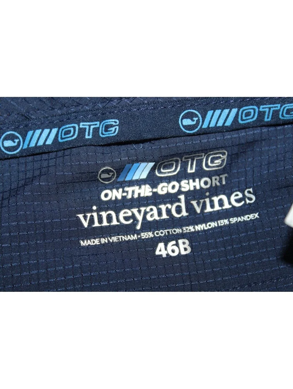 Vineyard Vines On-The-Go Shorts Men 46 Big 46B Performance Golf Chino Flat Front